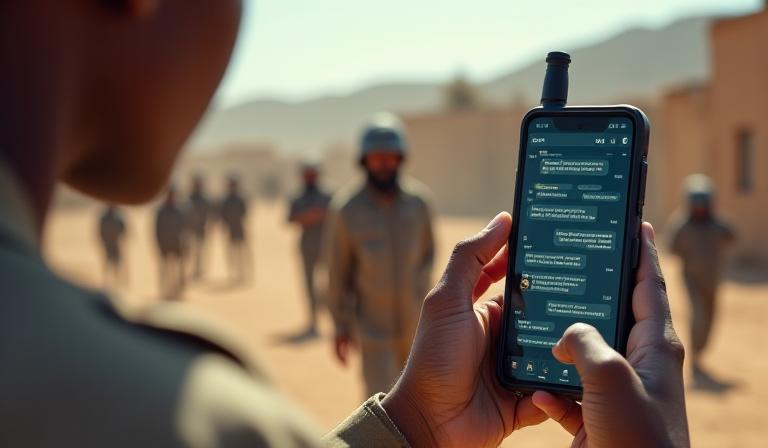 NGO workers in conflict zones using secure encrypted communications